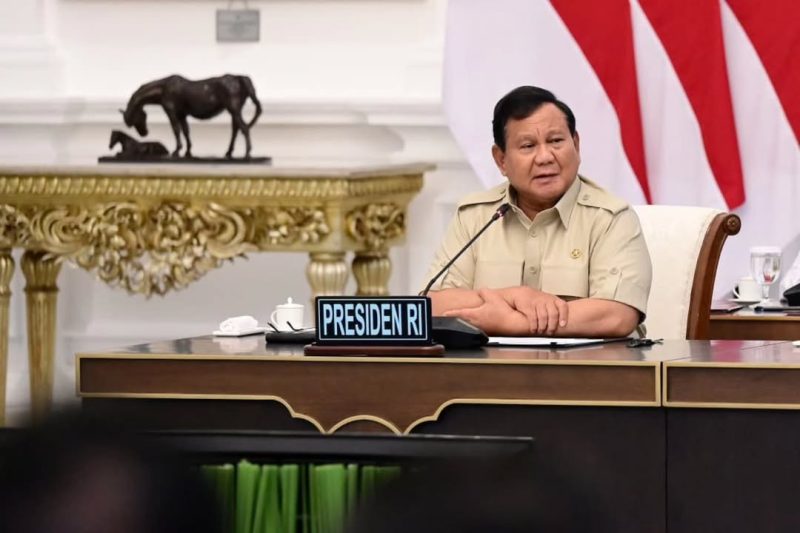 Presiden Prabowo. Instagram/@seketariat.kabinet