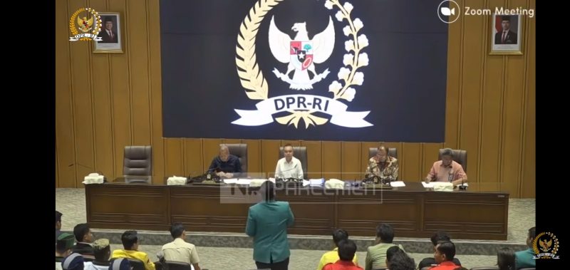 Tangkapan Layar dari Youtube DPR RI