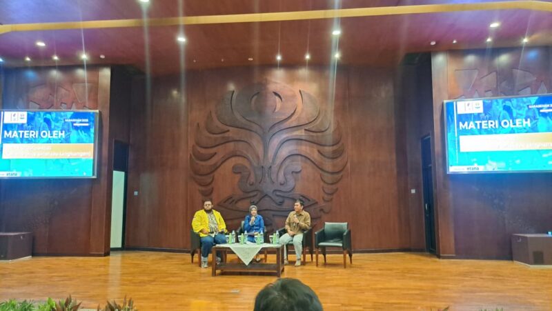 Aulia Furqon turut hadir pada acara "Serasehan HMP FKM UI 2025) (Sumber foto: Pilihan-Rakyat.com//inayahshanifah)
