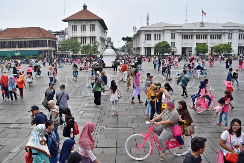 Wisata Kota Tua Jakarta. Sumber Foto: Antara
