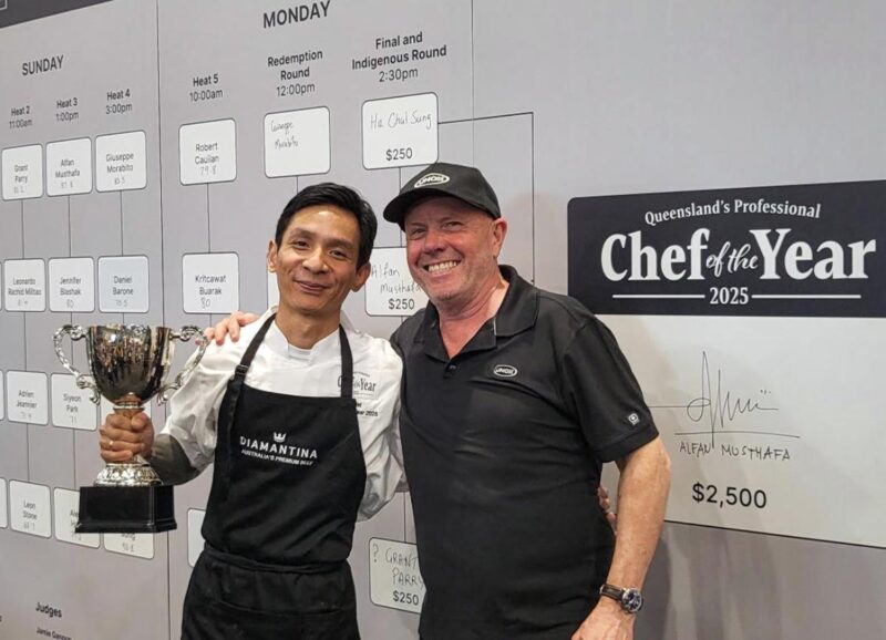 Chef Of The Year Alfan Musthafa, Brisbane. (Instagram: @unoxaunz).