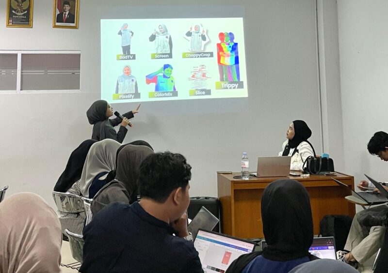 Foto: Emergency Response in Disaster and Medical Service (ERDAMS) Fakultas Kesehatan Masyarakat Universitas Muhammadiyah Jakarta (FKM UMJ), pelatihan visual dan design 15/11/2025, di Gedung FIP UMJ