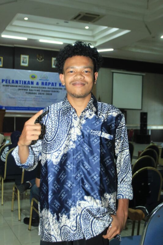 Foto: Ketua Kabid Hukum dan HAM Hipma Halteng Jabodetabek (HipmaHalteng Jabodetabek), MunawarU.Papua,