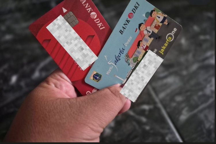 Ilustrasi kartu bantuan sosial untuk warga Jakarta.(KOMPAS.com/ SHINTA DWI AYU)