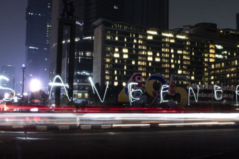 Ilustrasi Pemerintah Provinsi DKI Jakarta menggelar aksi pemadaman lampu selama satu jam sebagai bagian dari gerakan Earth Hour (ANTARA)