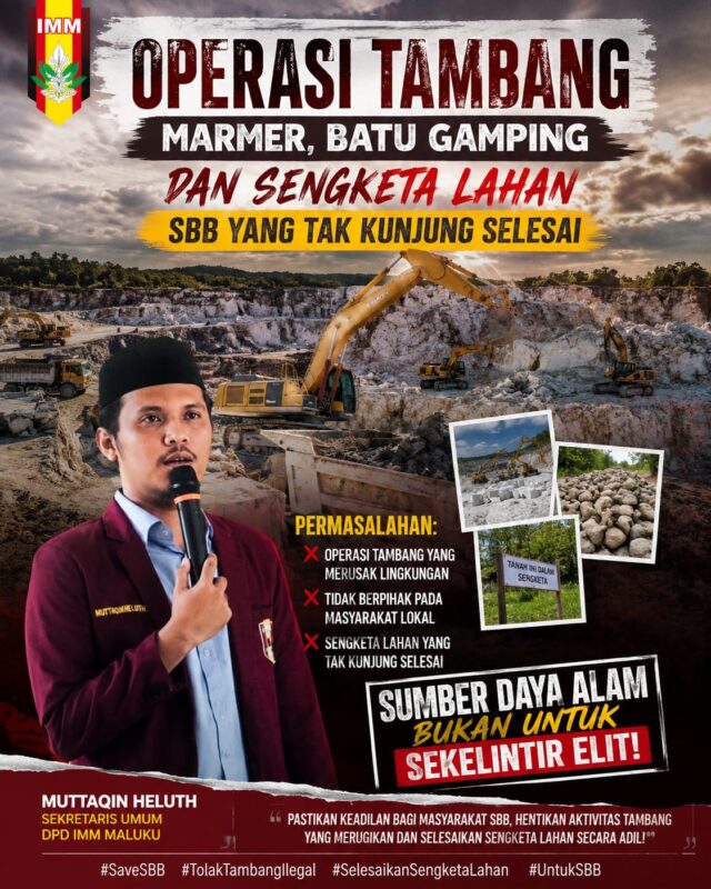 foto: Sekretaris Umum DPD IMM Maluku, Muttaqin Heluth,